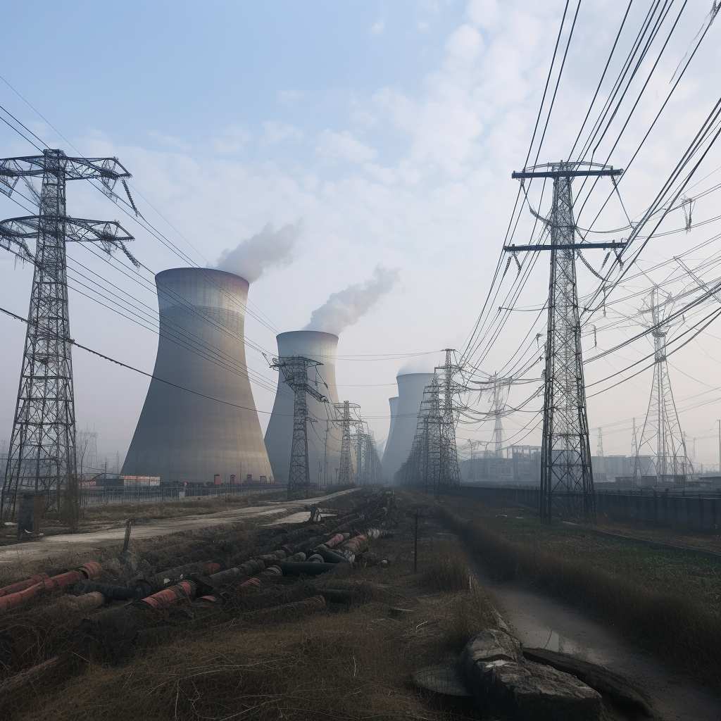 China produce electricidad a partir del carbón contaminando el medio ambiente. Transición hacia la Energía Verde.