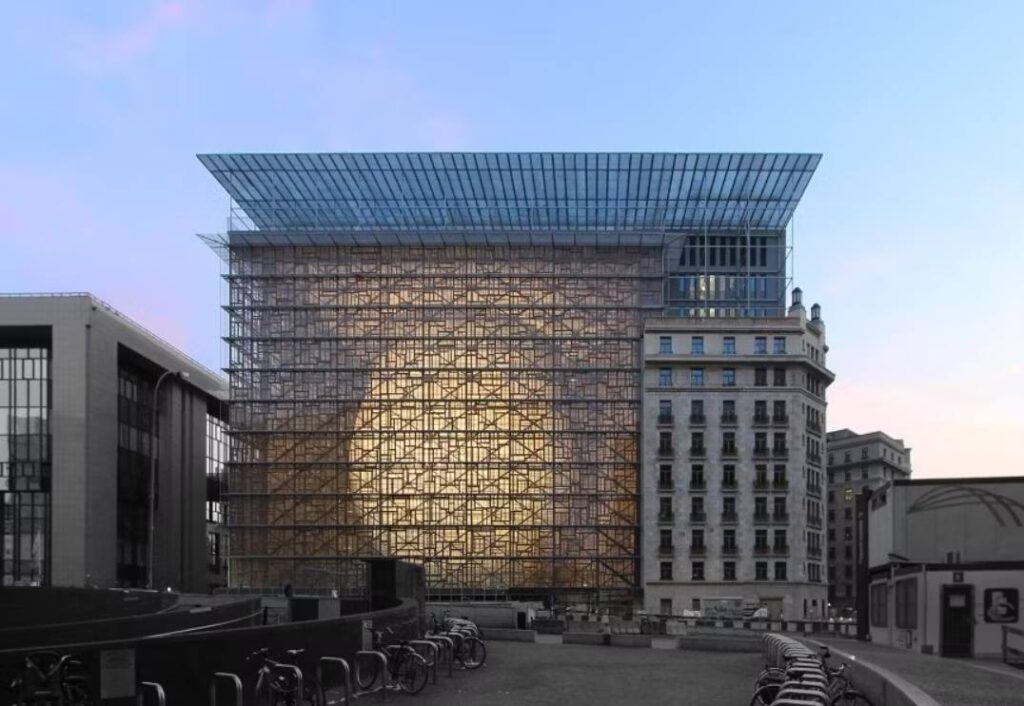 Nueva sede del Consejo de Unión Europea en base a materiales sostenibles